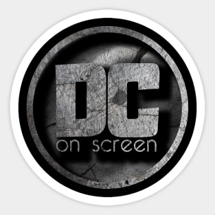 DC on SCREEN Logo (Knightmare) Sticker